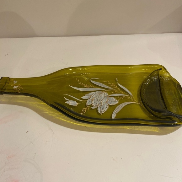 Melted Glass Bottle Spoon Rest (FV) - Picture 6 of 14